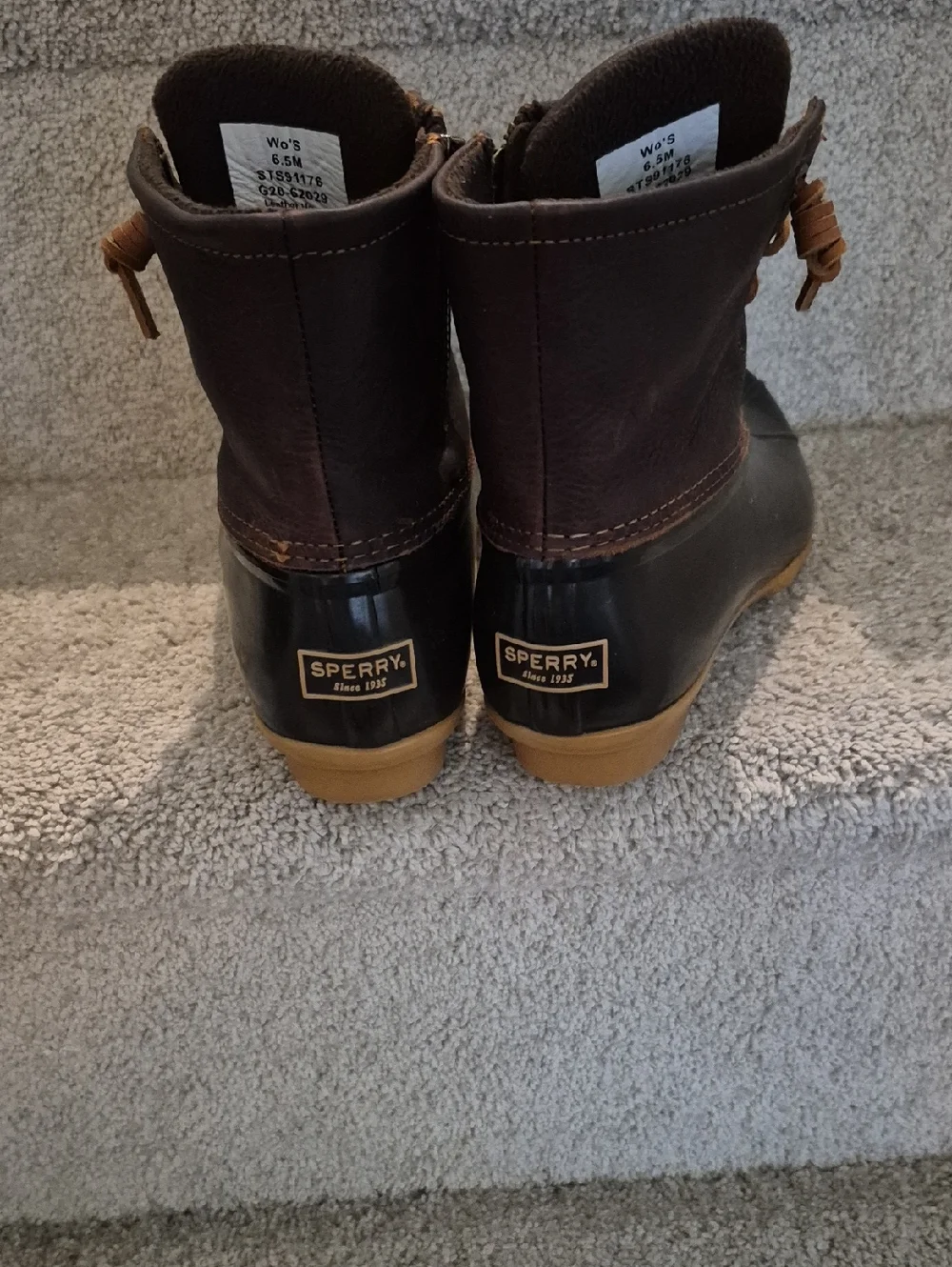 Sperry Saltwater Weatherproof Duck Boots 6.5 M